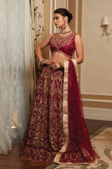 Amour by Mushq Trousseau de Luxe Unstitched 3 Piece Wedding Suit-TDL23-06