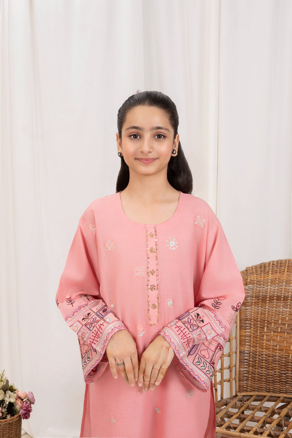 Khayat Stitched 2 Piece Kids Summer Collection'2025 Orchid