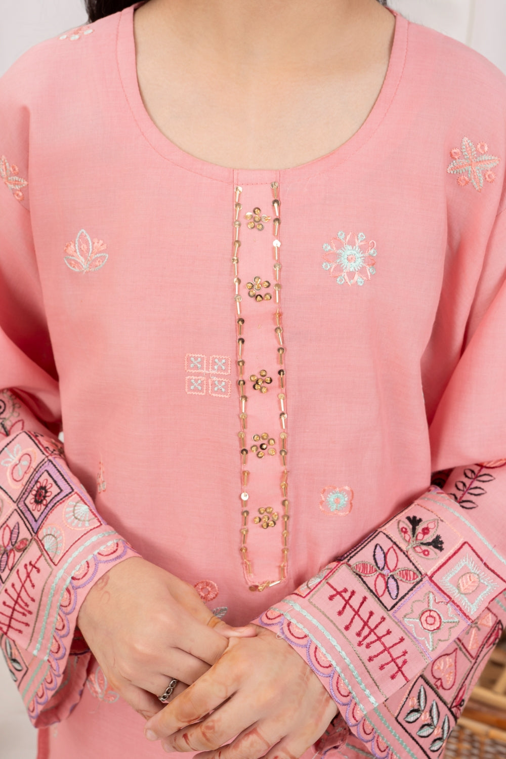 Khayat Stitched 2 Piece Kids Summer Collection'2025 Orchid