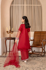 Khayat Stitched Festive Kids Collection'2025-Maroon Angrakha