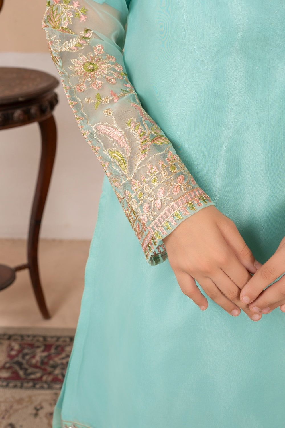 Khayat Stitched Festive Kids Collection'2025-Aquamarine