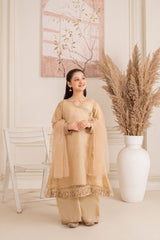 Khayat Stitched 3 Piece Formals Kids Suit-Angrakha