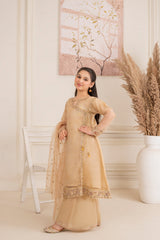 Khayat Stitched 3 Piece Formals Kids Suit-Angrakha