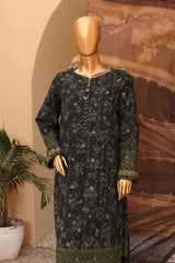 Hz Turkish Jacquard Unstitched 3 Piece Shawl Dyed Yarn Suit-TJS-1146