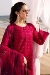 Tehzeeb By Riaz Arts Unstitched 3 Piece Emb Chikankari Lawn Vol-03 Suit-TL-427