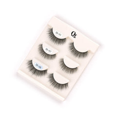 Quetee Beauty Faux Mink Eyelash-Pack of Two