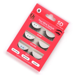 Quetee Beauty Faux Mink Eyelash-Pack of Two