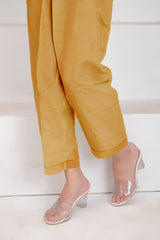 Sada Bahar Stitched Trouser TR-115-Mustard