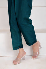 Sada Bahar Stitched Trouser TR-115-Dark Teal