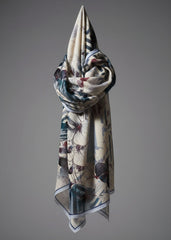Nairah Summer Stoles Wrap-Linear Bloom