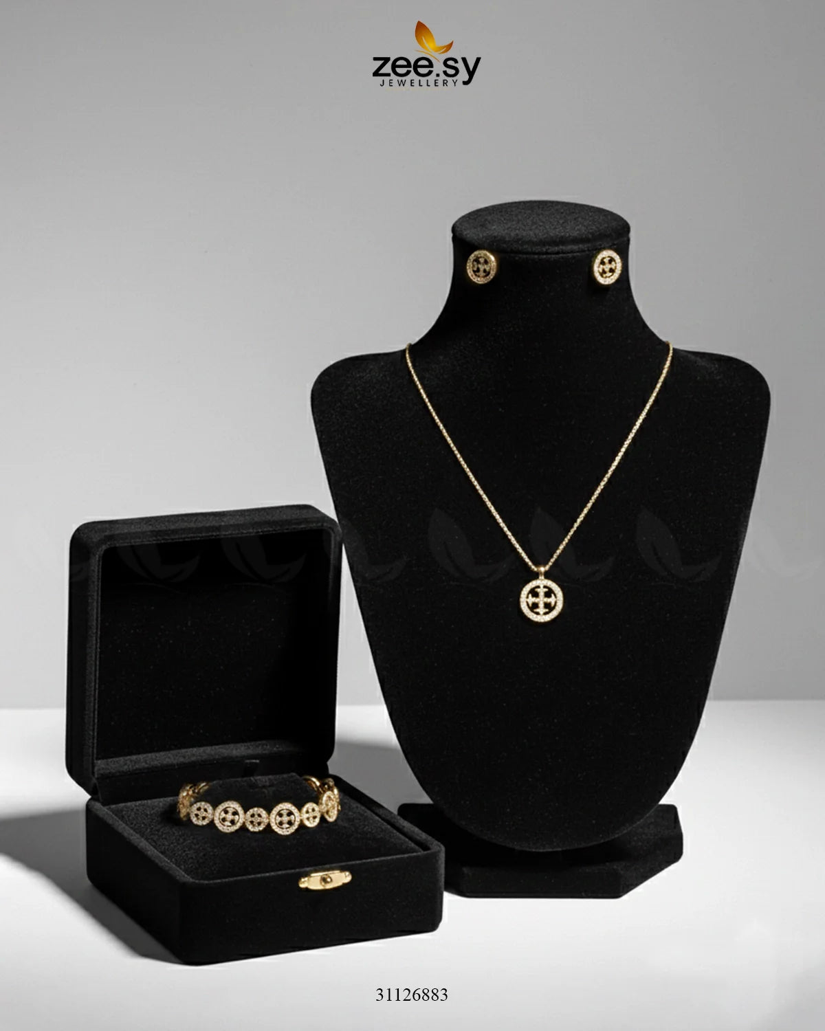 Tory Cubic Zircon Jewelry Set - Zeesy Jewellery