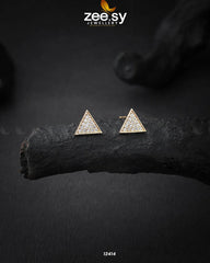 Triangle studs - Zeesy Jewellery