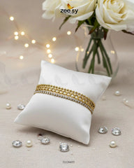Triple Row Crystal Bracelet - Zeesy Jewellery