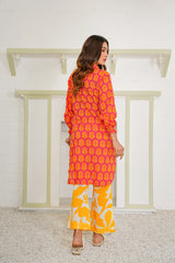 Qurb Stitched 2 Piece Summer Collection'2025-Tropical Tribe