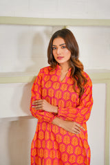 Qurb Stitched 2 Piece Summer Collection'2025-Tropical Tribe