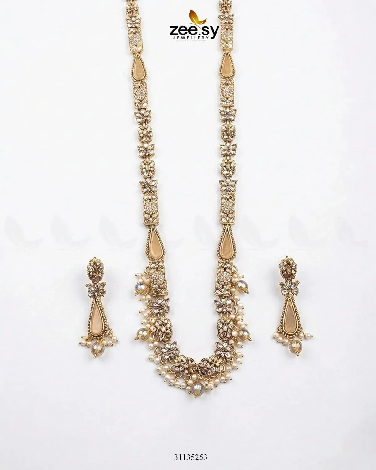 Turkish Floral Malla Necklace Set