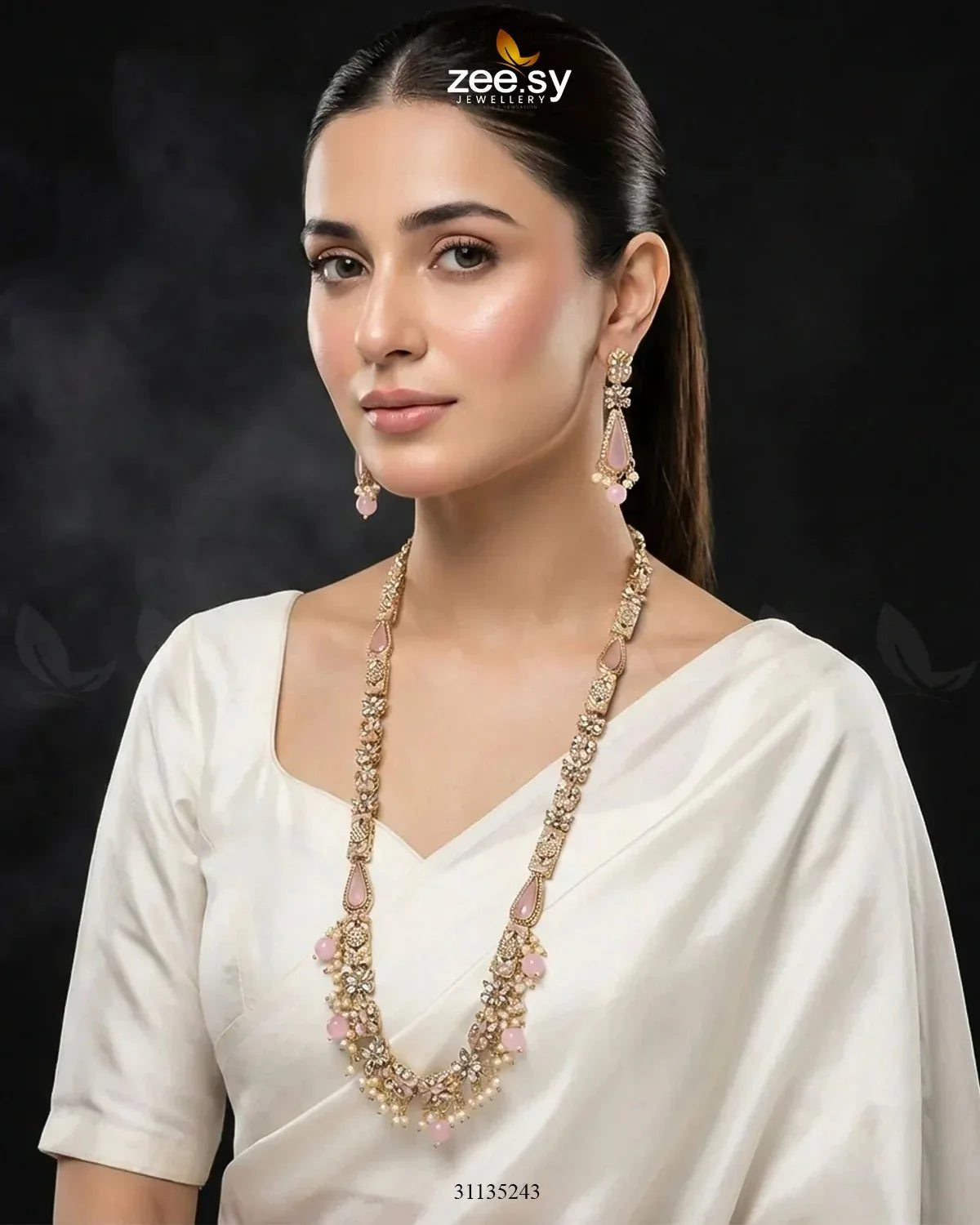 Turkish Floral Malla Necklace Set