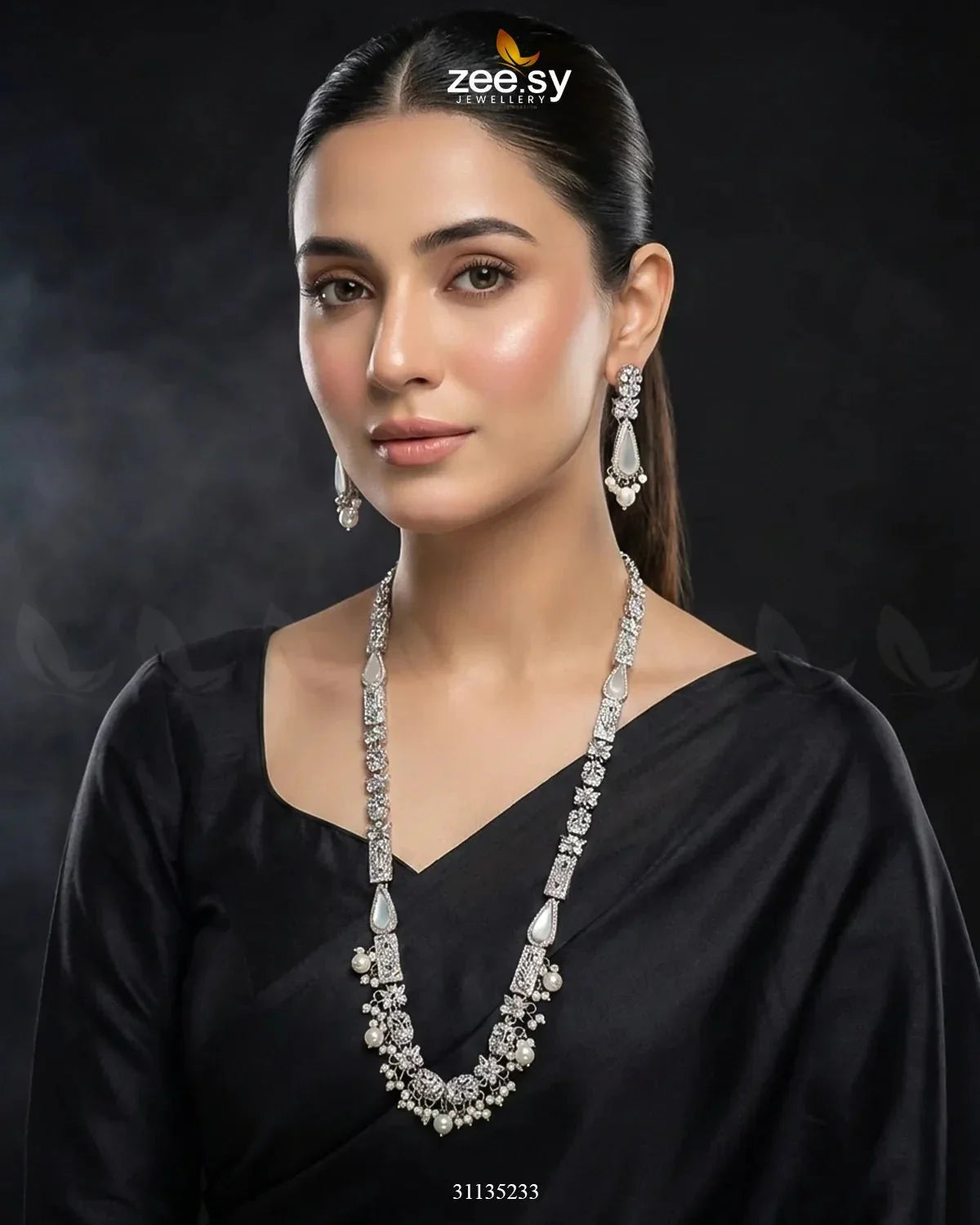 Turkish Floral Malla Necklace Set