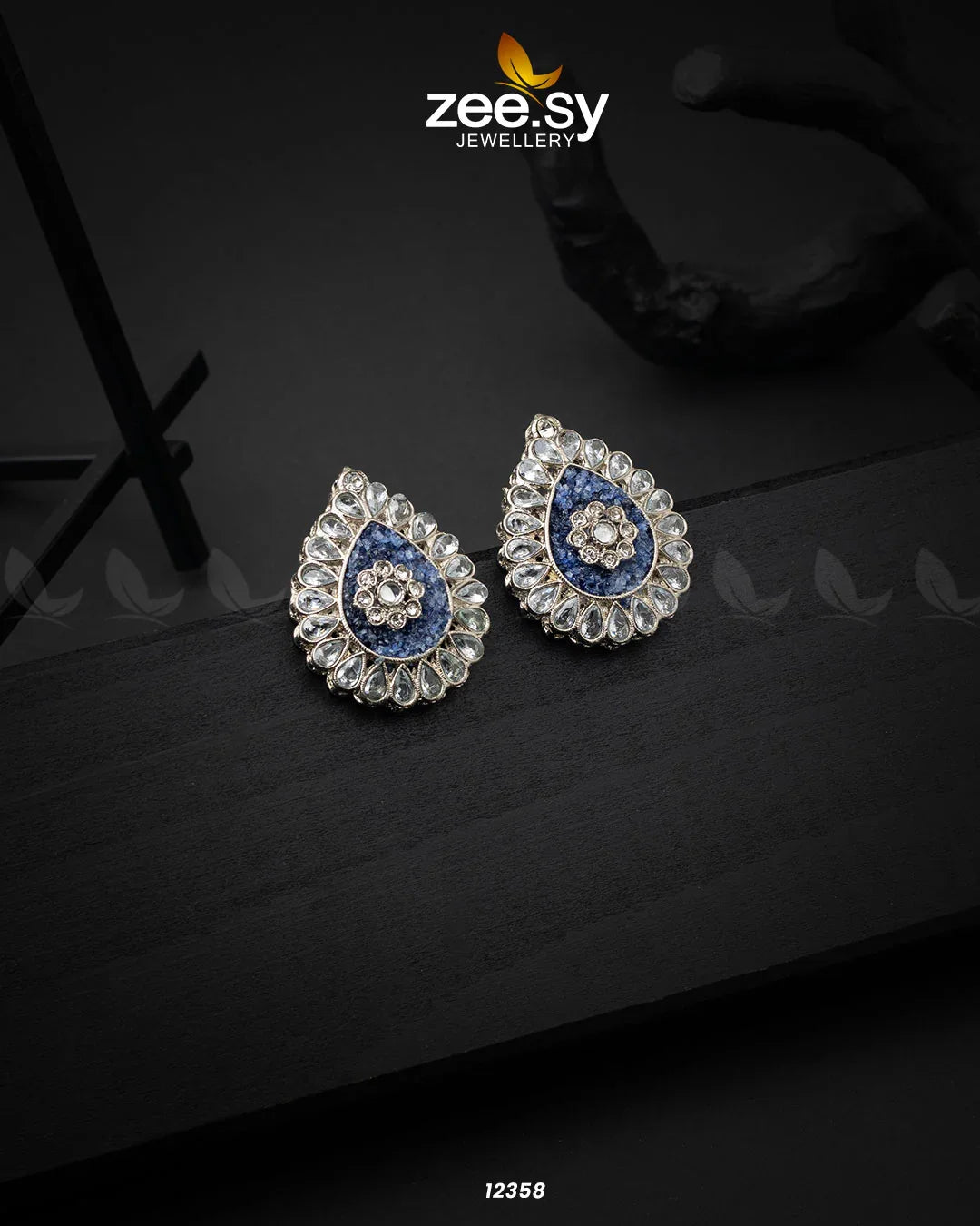 Turkish Earrings Blue - Zeesy Jewellery