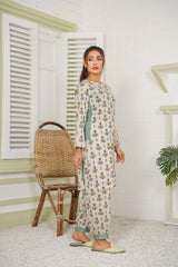 Qurb Stitched 2 Piece Summer Collection'2025-Twinkle Daisy