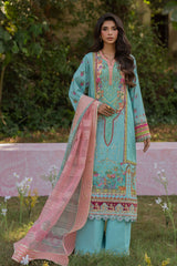 Qalamkar Unstitched 3 Piece Luxe Silk Suit-UA-06-Sara
