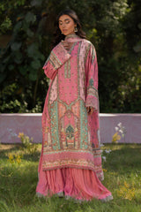 Qalamkar Unstitched 3 Piece Luxe Silk Suit-UA-07-Tessa