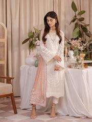 Gulaal Unstitched 3 Piece Emb Chiffon Collection'2023-Meesha UC-02