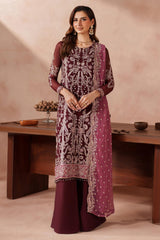 Mahrosh by Zarif Unstitched 3 Piece Formals Suit-MUF-02-Samrose