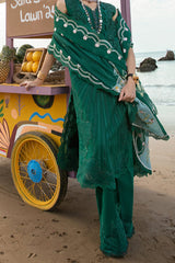 Saira Shakira  Unstitched 3 Piece Luxury Lawn Suit-Ulysses Seaweed