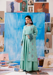 Zync By Florent Unstitched 3 Piece Printkari Lawn Suit-FZ-5B
