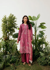 Zync By Florent Unstitched 3 Piece Printkari Lawn Suit-FZ-6B
