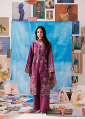 Zync By Florent Unstitched 3 Piece Printkari Lawn Suit-FZ-6A