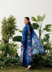 Zync By Florent Unstitched 3 Piece Printkari Lawn Suit-FZ-8A