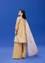 Zync By Florent Unstitched 3 Piece Printkari Lawn Suit-FZ-4A