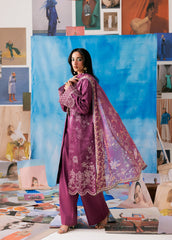 Zync By Florent Unstitched 3 Piece Printkari Lawn Suit-FZ-6A