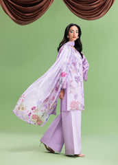 Zync By Florent Unstitched 3 Piece Printkari Lawn Suit-FZ-1A