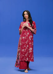 Zync By Florent Unstitched 3 Piece Printkari Lawn Suit-FZ-3A