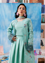 Zync By Florent Unstitched 3 Piece Printkari Lawn Suit-FZ-5B