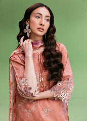Zync By Florent Unstitched 3 Piece Printkari Lawn Suit-FZ-1B