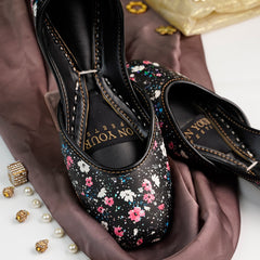 On Your Feets Floral Noir