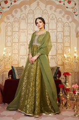 Kalidaar Frocks By Asma & Sidra Stitched Formals Suit-Shendi