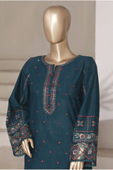 Vybe By Sada Bahar Stitched 2 Piece Emb Cotton Collection'2025-MEL-04-C GREEN