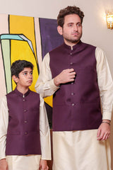 Real Image Kids Waist Coat Collection'2025-OKW-038 Smart Fit Magenta