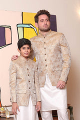 Real Image Kids Prince Coat Collection'2025-OKPC-005 Smart Fit Gold