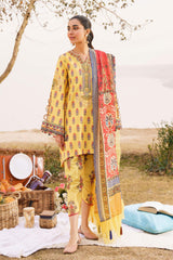 Meraki by Asifa N Nabeel Unstitched 3 Piece Lawn Suit-Sonnet