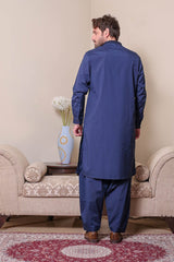 Real Image Mens Kurta Shalwar Winter Collection'2025-D-516 Blue
