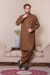 Real Image Mens Kurta Shalwar Winter Collection'2025-D-508 Copper