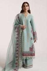 SS Lawn By Hussain Rehar Unstitched 3 Piece Emb Lawn Eid Edit Suit-02-Moraine