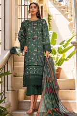 Rania By Sada Bahar Stitched 3 Piece Emb Lawn Vol-02 Collection-D-4078-Green