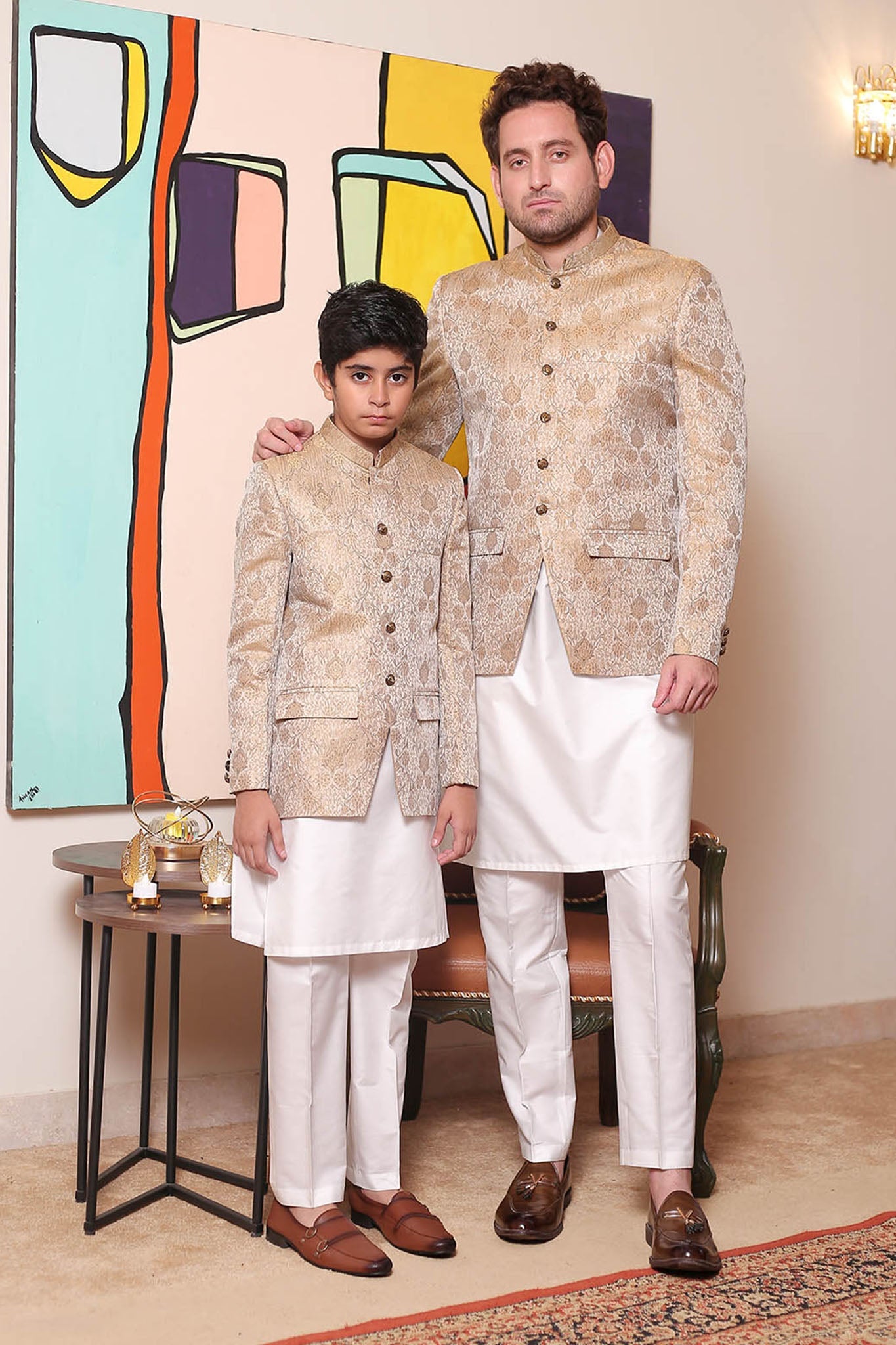 Real Image Kids Prince Coat Collection'2025-OKPC-005 Smart Fit Gold